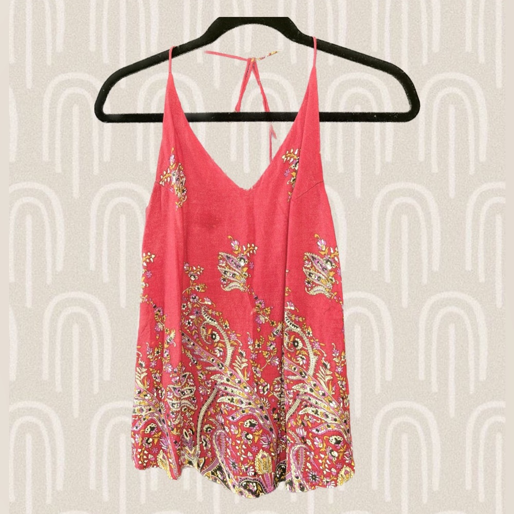 Unbranded paisley red top